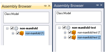 Comparing Non-Manifold to Manifold
