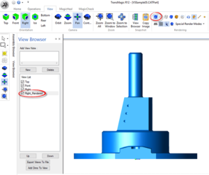 Saving a Rendered View