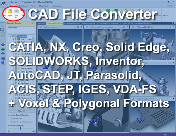 how to open dwg file in catia v5