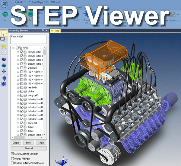 open stp file autocad