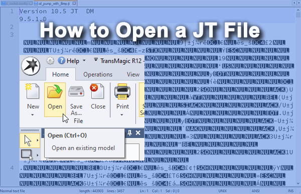 How to Open a JT File