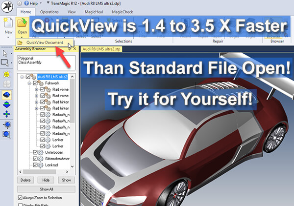 View CAD Files Faster