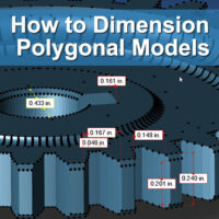 How to Dimension Polygonal Models