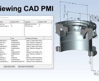 How to View CAD PMI